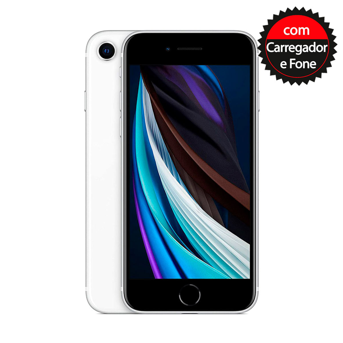 iPhone SE Apple Branco, 64GB Desbloqueado MX9T2BZ/A lojaione
