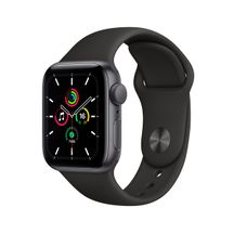 Apple-Watch-SE-GPS-40mm-Caixa-Cinza-Espacial-de-Aluminio-com-Pulseira-Esportiva-Preta