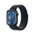 Apple-Watch-Series-9-GPS-Caixa-meia-noite-de-aluminio-–-41-mm-Pulseira-loop-esportiva-meia-noite--neutro-em-carbono-