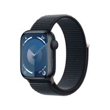 Apple-Watch-Series-9-GPS-Caixa-meia-noite-de-aluminio-–-45-mm-Pulseira-loop-esportiva-meia-noite--neutro-em-carbono-
